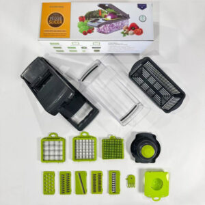 Multifunctional 14-piece Vegetable Cutter, Potato Dicer, Shredder, Household Slicer, Kitchen Grater auto draft